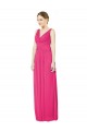 V-Neck Soft Chiffon Sleeveless Open Back Azalea Bridesmaid Dress Edinburgh