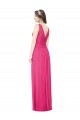V-Neck Soft Chiffon Sleeveless Open Back Azalea Bridesmaid Dress Edinburgh