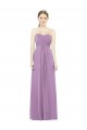 Sweetheart Soft Chiffon Sleeveless Dark Lavender Bridesmaid Dress Edinburgh
