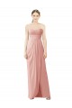 Sweetheart Soft Chiffon Sleeveless Bliss Pink High Low Bridesmaid Dress Edinburgh