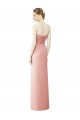 Sweetheart Soft Chiffon Sleeveless Bliss Pink High Low Bridesmaid Dress Edinburgh