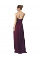 Sweetheart Soft Chiffon Sleeveless Grape Bridesmaid Dress / Formal Dress Edinburgh
