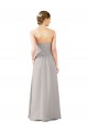 Sweetheart Soft Chiffon Sleeveless Oyster Silver Bridesmaid Dress Edinburgh