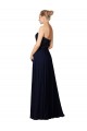 Sweetheart Soft Chiffon Sleeveless Dark Navy Bridesmaid Dress / Formal Dress Edinburgh