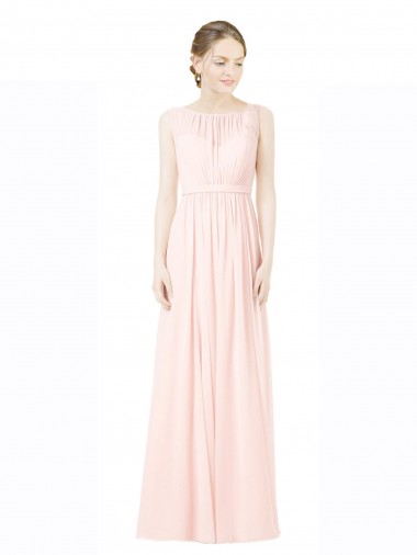 Sweetheart Soft Chiffon Sleeveless V-Back Bridesmaid Dress Edinburgh