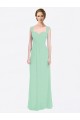 Sweetheart Soft Chiffon Cap Sleeves V-Back Mint Green Bridesmaid Dress Edinburgh