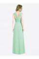 Sweetheart Soft Chiffon Cap Sleeves V-Back Mint Green Bridesmaid Dress Edinburgh