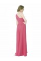 One Shoulder Soft Chiffon Sleeveless Mint Green Bridesmaid Dress Edinburgh