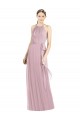 Halter Neck Soft Chiffon Sleeveless Primrose Bridesmaid Dress Edinburgh