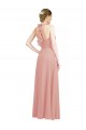 Sweetheart Chiffon Sleeveless Open Back Bliss Pink Bridesmaid Dress / Evening Dress Edinburgh