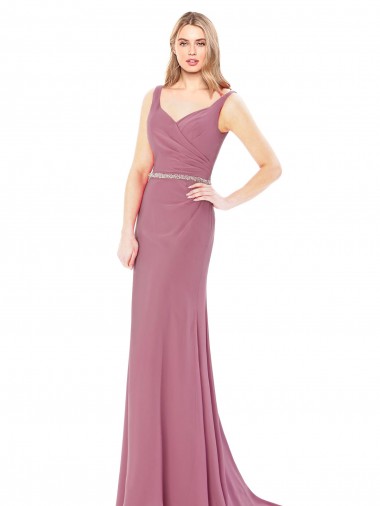 Sweetheart Soft Chiffon Sleeveless Low Back Prom Dress / Bridesmaid Dress Edinburgh