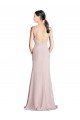 Halter Neck Soft Chiffon Sleeveless Long Bridesmaid Dress Edinburgh