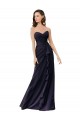 Sweetheart Soft Chiffon Sleeveless Dark Navy Bridesmaid Dress Edinburgh