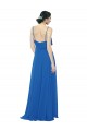 Spaghetti Straps Soft Chiffon Sleeveless Royalty Bridesmaid Dress Edinburgh