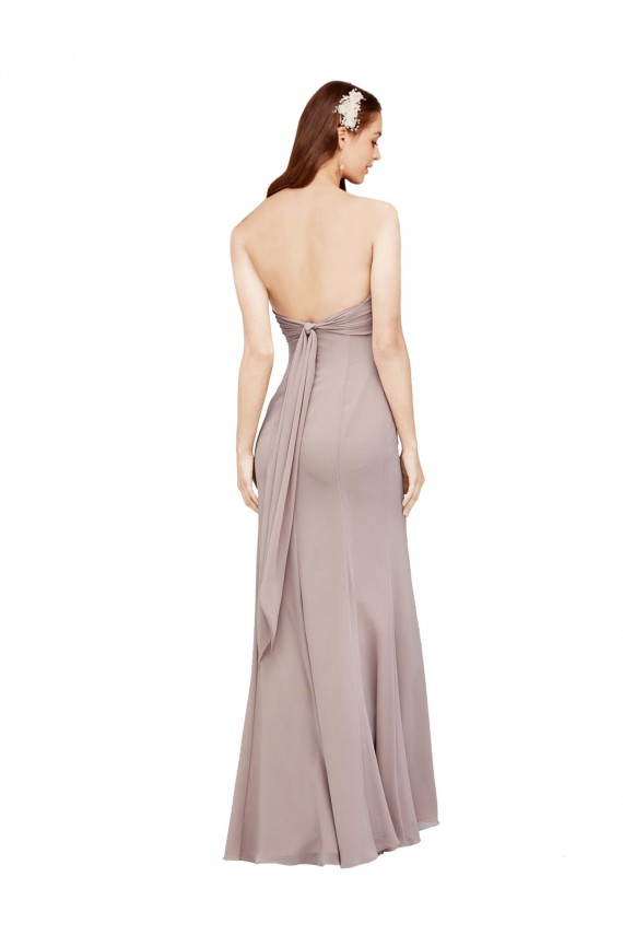 Off the Shoulder Soft Chiffon Sleeveless Black Prom Dress / Bridesmaid Dress Edinburgh