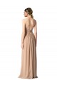 Halter Neck Soft Chiffon Sleeveless Open Back Red Bridesmaid Dress / Formal Dress Edinburgh