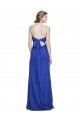 Sweetheart Soft Chiffon Sleeveless Royal Blue Bridesmaid Gown Edinburgh