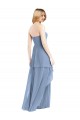Sweetheart Chiffon Sleeveless Dusty Blue Formal Dress / Bridesmaid Dress Edinburgh