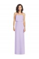 Sweetheart Soft Chiffon Sleeveless Low Back Lilac Formal Dress / Bridesmaid Dress Edinburgh