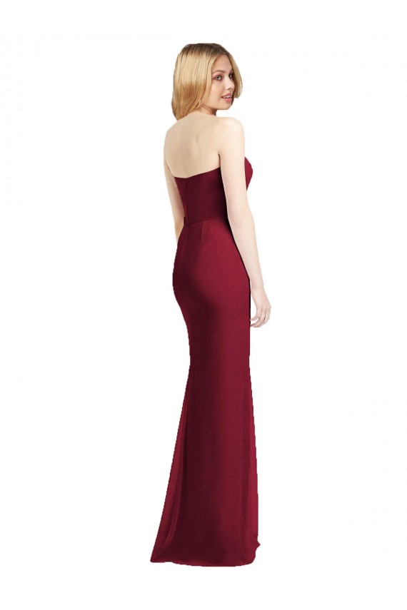 Sweetheart Soft Chiffon Sleeveless Hunter Bridesmaid Dress Edinburgh