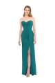 Sweetheart Soft Chiffon Sleeveless Hunter Bridesmaid Dress Edinburgh