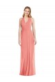 Halter Neck Soft Chiffon Sleeveless Desert Rose Formal Evening Gown / Bridesmaid Dress Edinburgh