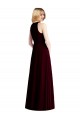 Halter Neck Soft Chiffon Sleeveless Light Sky Blue Semi Formal Evening Dress / Bridesmaid Dress Edinburgh