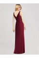 Sweetheart Chiffon Sleeveless Royal Blue Bridesmaid Dress Edinburgh