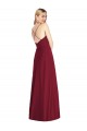 Spaghetti Straps Soft Chiffon Sleeveless Criss Cross Back Royal Blue Formal Dress / Bridesmaid Dress Edinburgh