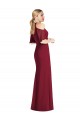 Halter Neck Soft Chiffon Cold Shoulder Sage Semi Formal Evening Dress / Bridesmaid Dress Edinburgh