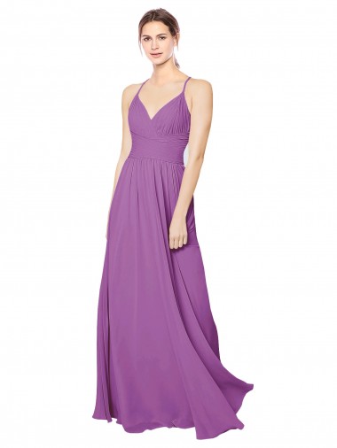 Sweetheart Soft Chiffon Sleeveless Criss Cross Back Dahlia Formal Dress / Bridesmaid Dress Edinburgh