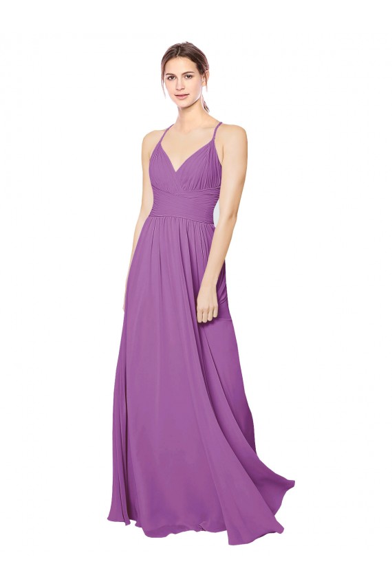 Sweetheart Soft Chiffon Sleeveless Criss Cross Back Dahlia Formal Dress / Bridesmaid Dress Edinburgh