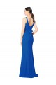 Sweetheart Chiffon Sleeveless Low Back Royal Blue Bridesmaid Dress / Evening Dress Edinburgh