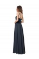 V-Neck Soft Chiffon Sleeveless Criss Cross Open Back Watermelon Bridesmaid Dress Edinburgh