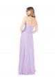 Sweetheart Chiffon Sleeveless Lilac Bridesmaid Dress Edinburgh