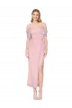 Off the Shoulder Soft Chiffon Cold Shoulder Primrose Formal Evening Gown / Prom Dress / Bridesmaid Dress Edinburgh