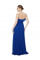 Sweetheart Soft Chiffon Sleeveless Royal Blue Bridesmaid Dress Edinburgh