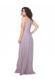Halter Neck Chiffon Sleeveless Keyhole Back Pink Glow Bridesmaid Dress / Evening Dress Edinburgh