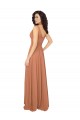 V-Neck Chiffon Sleeveless V-Back Sage Bridesmaid Dress / Evening Dress Edinburgh
