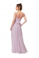 Sweetheart Soft Chiffon Sleeveless Pink Glow Bridesmaid Dress Edinburgh