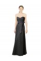 Sweetheart Lace Sleeveless Slate Grey Bridesmaid Dress Edinburgh