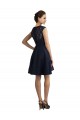 V-Neck Lace Sleeveless Dark Navy Bridesmaid Dress / Evening Dress Edinburgh