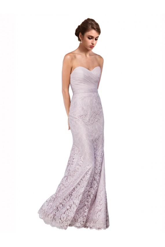 Sweetheart Lace Sleeveless Bridesmaid Dress / Evening Dress Edinburgh