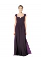 Sweetheart Soft Chiffon & Lace Sleeveless Keyhole Back Grape Formal Dress / Bridesmaid Dress Edinburgh
