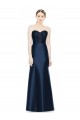Sweetheart Satin Sleeveless Dark Navy Evening Dress / Bridesmaid Dress Edinburgh
