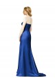 Sweetheart Satin Sleeveless Dark Navy Bridesmaid Dress Edinburgh