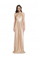Halter Neck Sequin Sleeveless Gold Formal Evening Gown / Prom Dress / Bridesmaid Dress Edinburgh