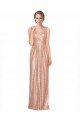 V-Neck Sequin Sleeveless Rose Gold Bridesmaid Dress / Evening Dress Edinburgh