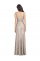 V-Neck Sequin & Sparkling Sequin Sleeveless V-Back Silver Formal Evening Gown / Prom Dress / Bridesmaid Dress Edinburgh