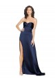 Sweetheart Silk like Satin Sleeveless Low Back Sapphire Formal Evening Gown / Prom Dress / Bridesmaid Dress Edinburgh